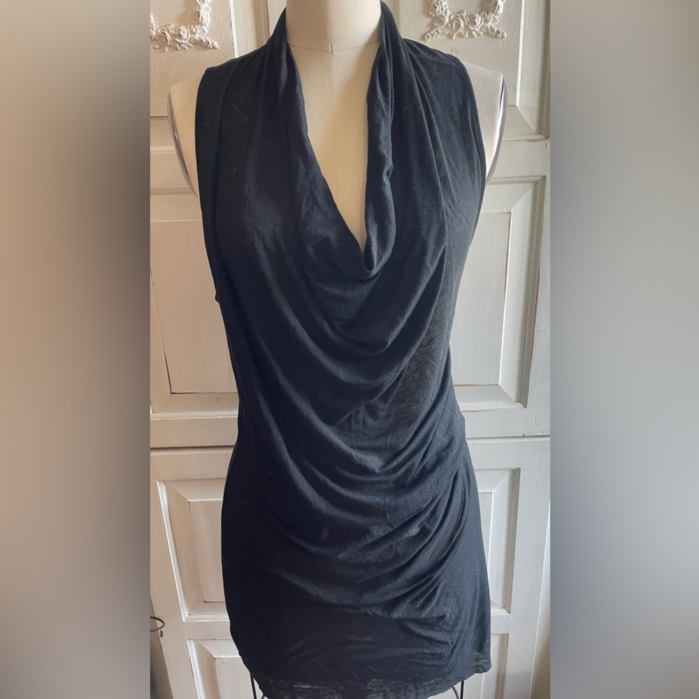 Black Helmut Lang top size Med